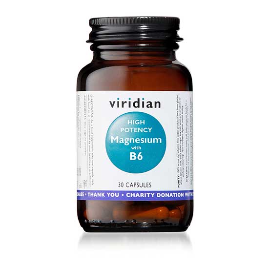 High Potency Magnesium with B6 30 capsules