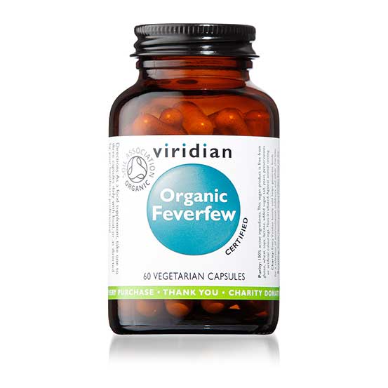 Organic Feverfew Leaf 350mg