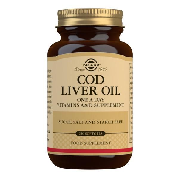 Cod Liver Oil 250 Softgels