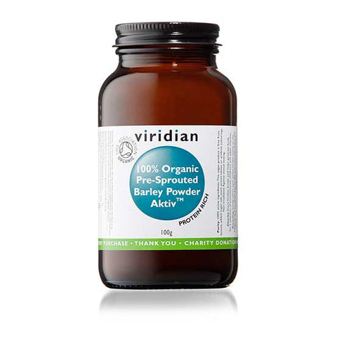 Organic Pre-sprouted Aktivated Barley Powder 100g