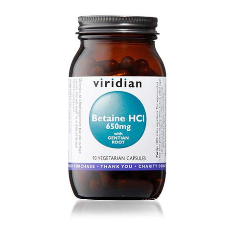 Betaine HCl with Gentian Root 650mg