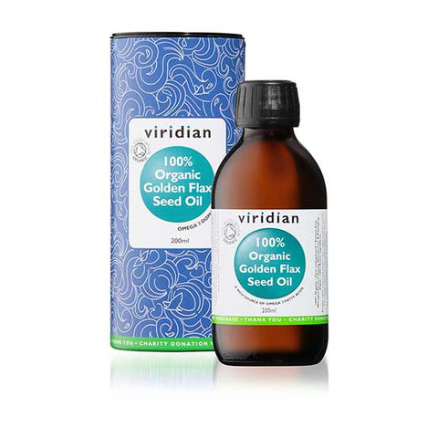 100% Organic Golden Flax Seed Oil