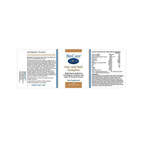 Hair and Nail Complex 90 Capsules