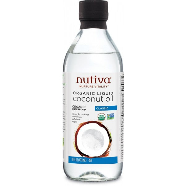 Organic Liquid Coconut Oil (473ml)