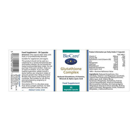 Glutathione Complex - 30 Capsules