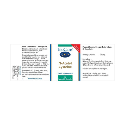 N-Acetyl Cysteine 90 Caps