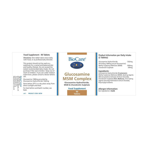 Glucosamine MSM Complex