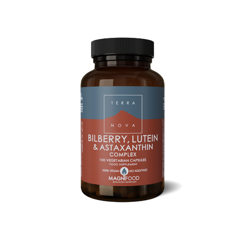 Bilberry, Lutein & Astaxanthin Complex 100's
