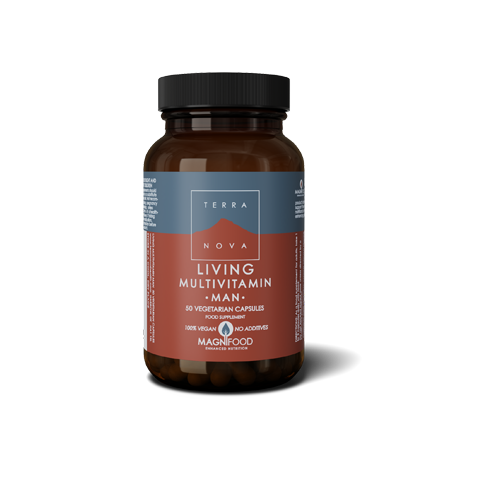 Living Multivitamin Man 50's