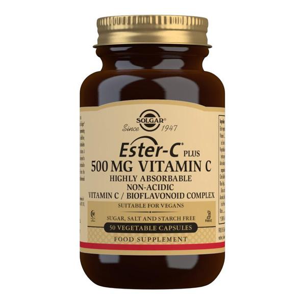Ester-C Plus 500 mg Vitamin C Vegetable 50 Capsules