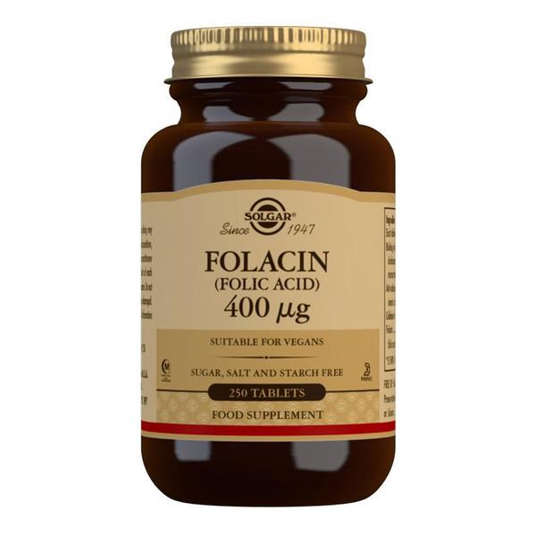 Folacin (Folic Acid) 400 mcg 250 Tablets