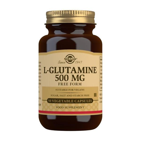 L-Glutamine 500 mg Vegetable 50 Capsules