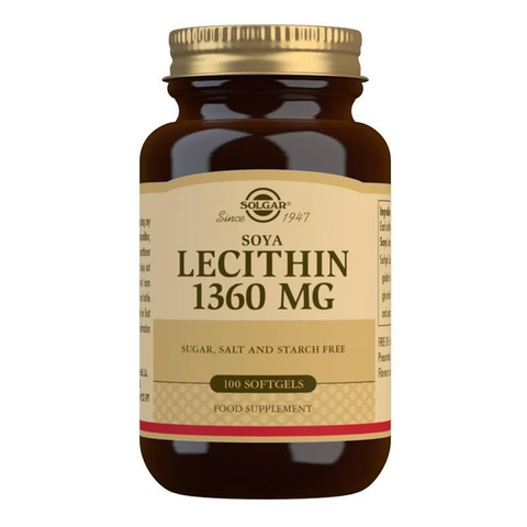 Soya Lecithin 1360 mg 100 Softgels
