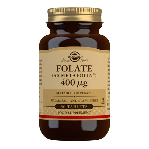 Folate (as Metafolin) 400 mcg 50 Tablets