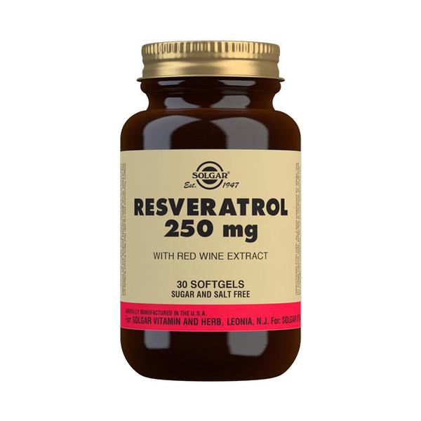Resveratrol 250 mg Softgels - Pack of 30