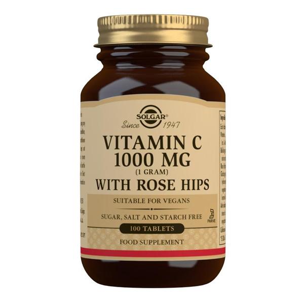 Vitamin C 1000 mg with Rose Hips 100 Tablets