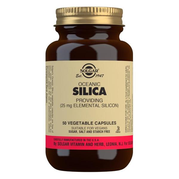 Oceanic Silica 25 mg Vegetable Capsules - Pack of 50