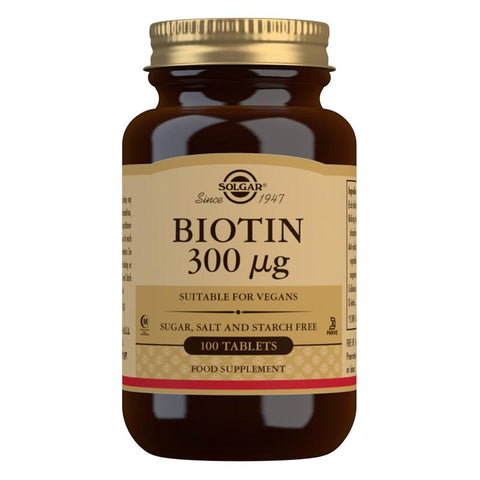 Biotin 300 mcg Tablets - Pack of 100