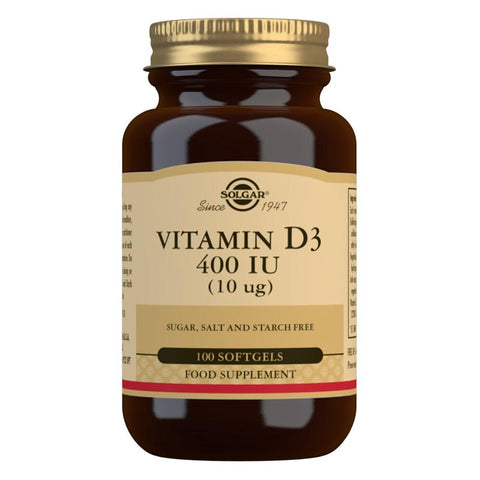 Vitamin D3 400 IU (10 mcg) Softgels - Pack of 100