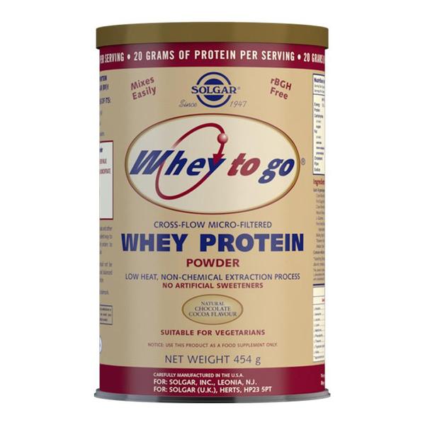 Whey To Go Natural Chocolate Flavour Protein Powder 374 g