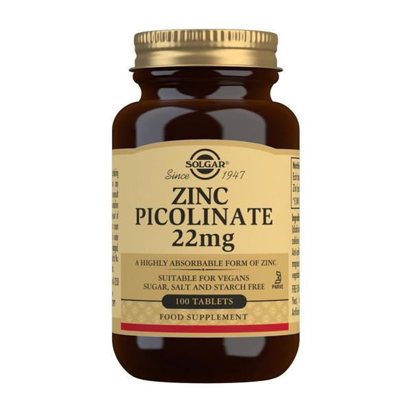 Zinc Picolinate 22 mg Tablets - Pack of 100