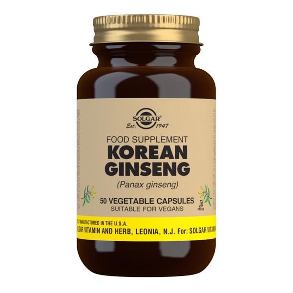 Korean Ginseng Vegetable Capsules - Pack of 50