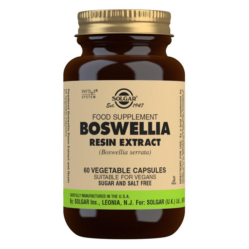 Boswellia Resin Extract Vegetable Capsules - Pack of 60
