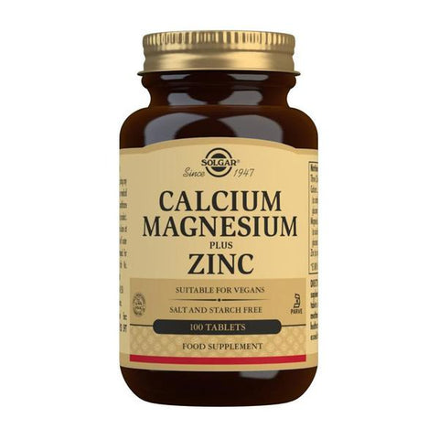Calcium Magnesium Plus Zinc 100 Tablets
