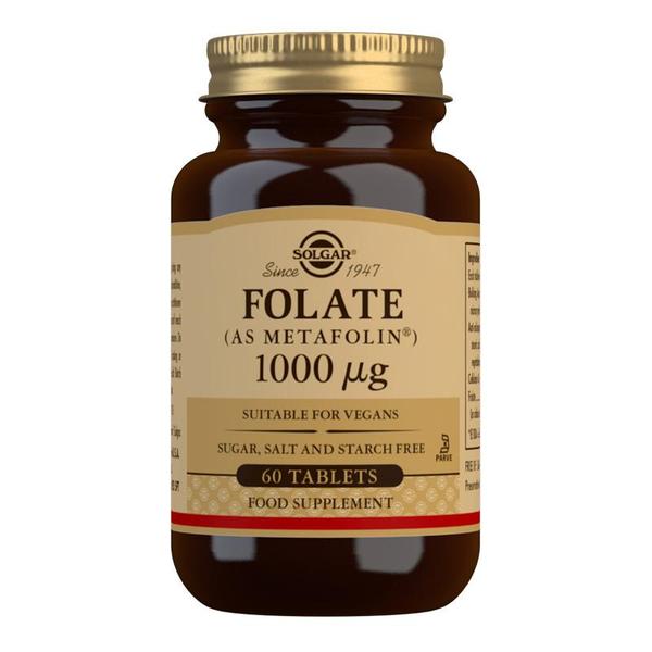 Folate (as Metafolin) 1000 mg Tablets - Pack of 60