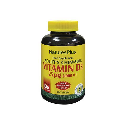 Adults Chewable Vitamin D3 25g 1000 IU - Maui Berry Burst Flavour
