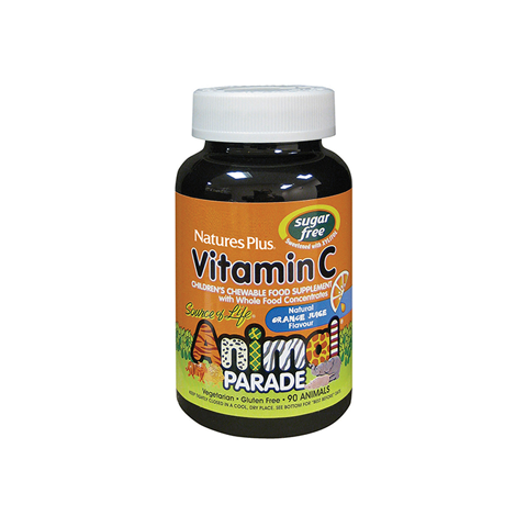 Animal Paradeltsupgtampreglt/supgt Sugar Free Vitamin C Childrens Chewable - Orange Juice Flavour