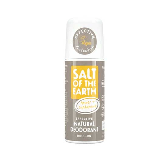 Salt of the Earth Amber & Sandalwood natural deodorant roll-on