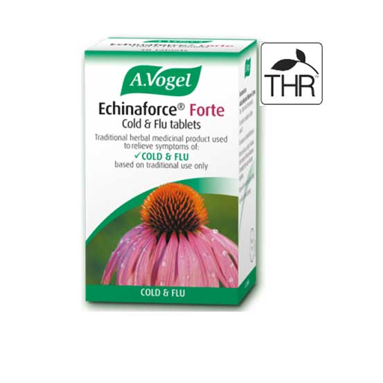 A.Vogel Echinaforce Forte Cold & Flu tablets to relieve symptoms of colds and flu, 60 tablets