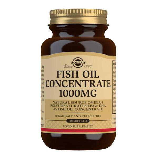 Fish Oil Concentrate 1000 mg Softgels - Pack of 120