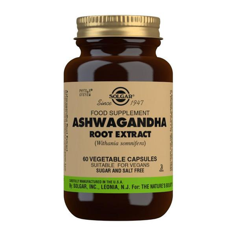 Ashwagandha Root Extract Vegetable Capsules - Pack of 60