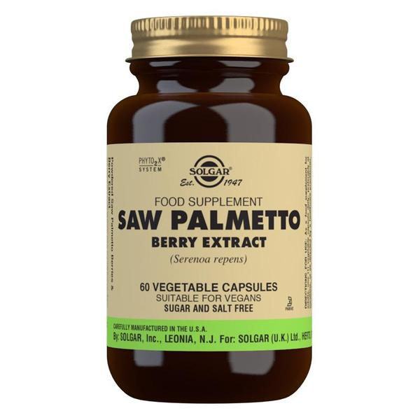 Saw Palmetto Berry Extract Vegetable Capsules - Pack of 60