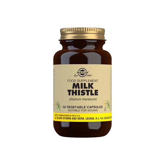 Milk Thistle Vegetable Capsules - pack of 50