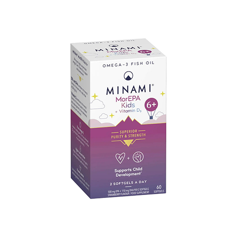 MorEPA Kids 6+ Omega-3 Fish Oil - 60 Capsules