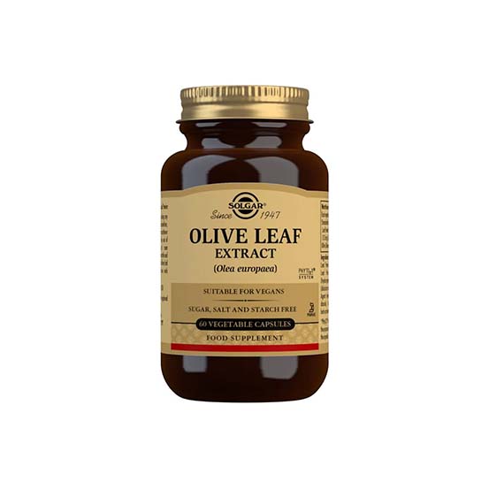 Olive Leaf Extract Vegetable Capsules - Pack of 60