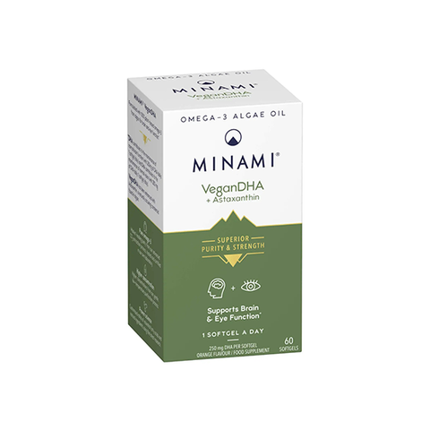 VeganDHA Omega-3 Algae Oil – 60 Capsules